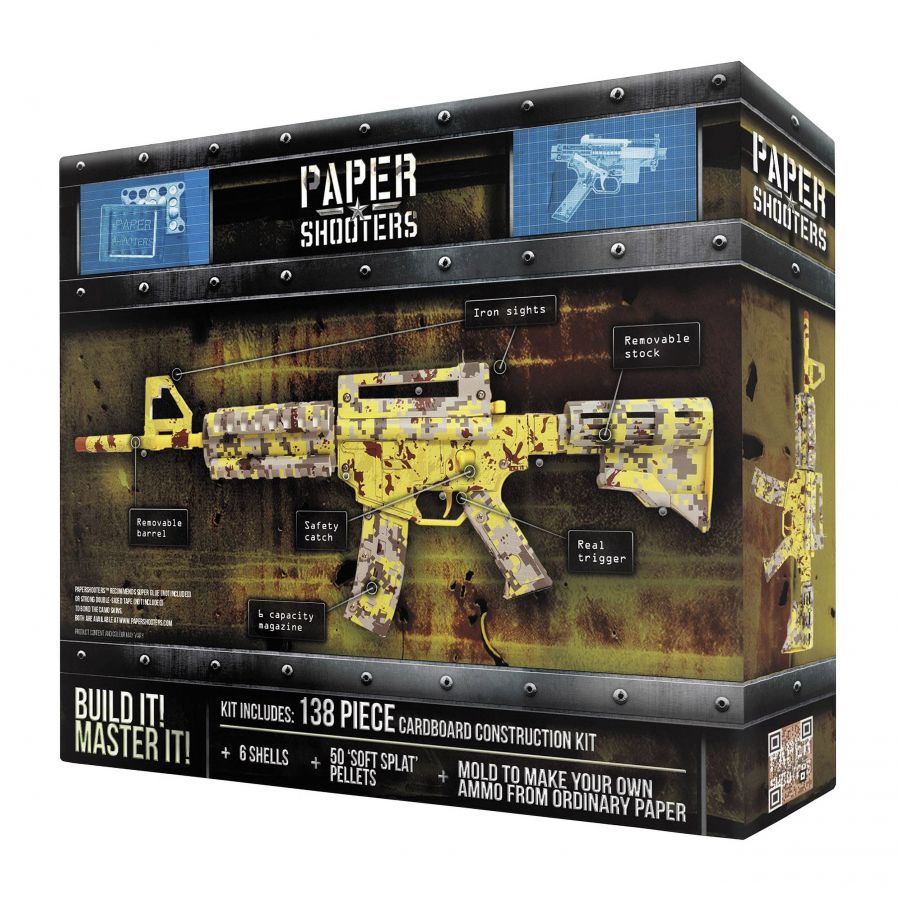 Karabin Paper Shooters Zombie Slayer zestaw 3/8