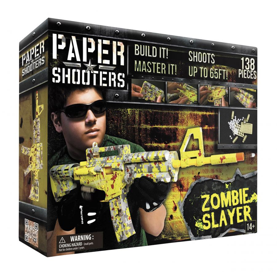 Karabin Paper Shooters Zombie Slayer zestaw 2/8