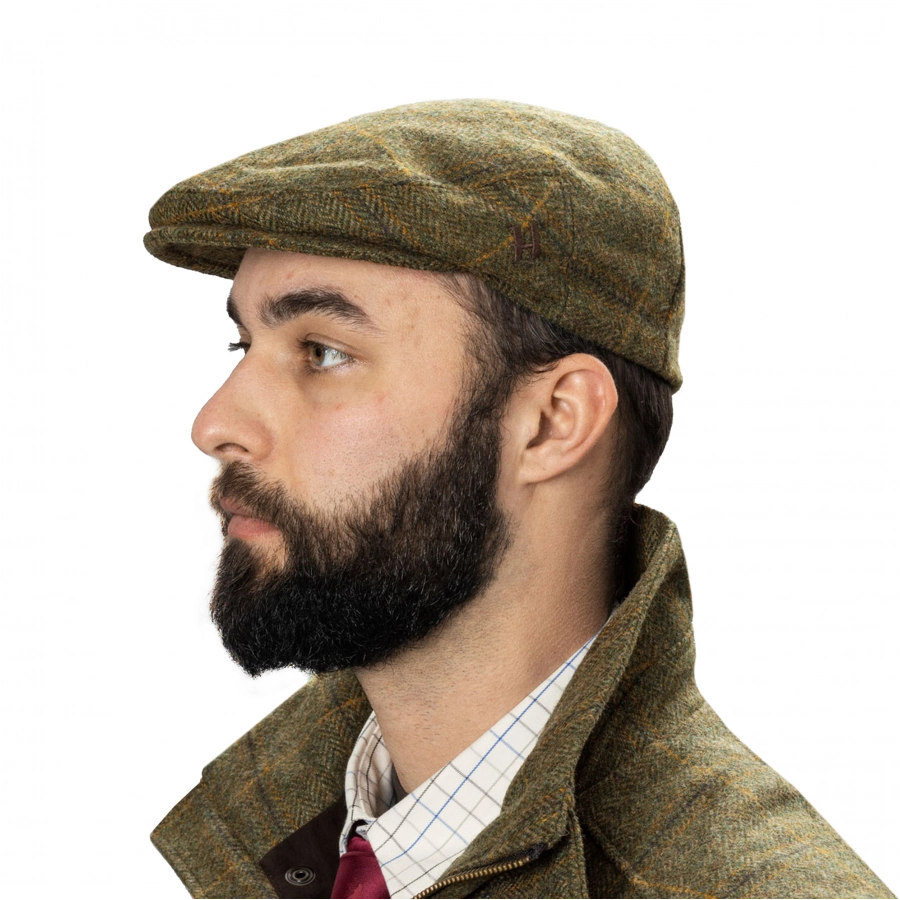 Kaszkiet męski Härkila Kenmore flat cap Forest green 2/3