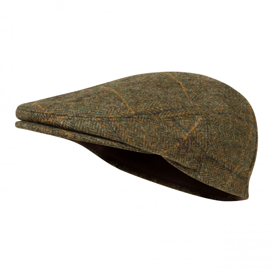 Kaszkiet męski Härkila Kenmore flat cap Forest green 1/3