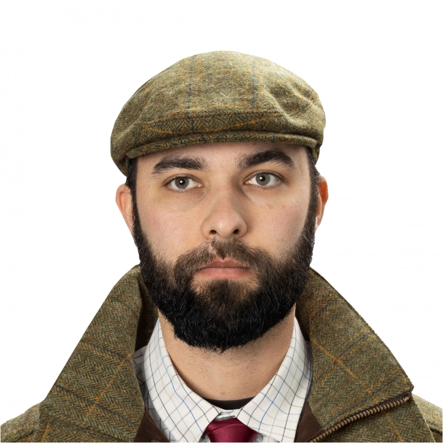 Kaszkiet męski Härkila Kenmore flat cap Forest green 3/3