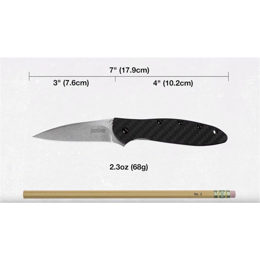 Kershaw Leek 1660CF folding knife 4/4