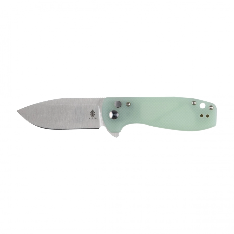 Kizer Amicus L3002A2 jade folding knife 1/6