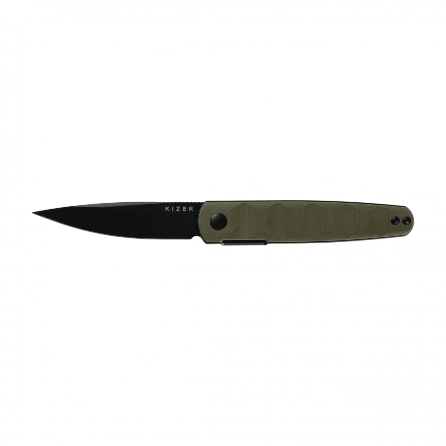 Kizer Bamboo Folding Knife V3722A2 1/7