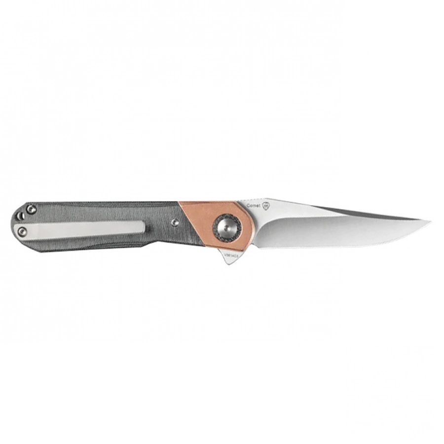 Kizer Comet V3614C3 black-copper folding knife 2/7