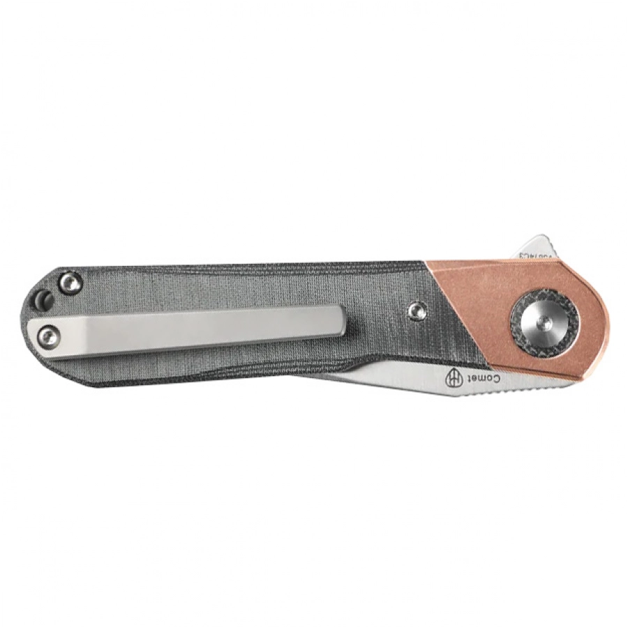 Kizer Comet V3614C3 black-copper folding knife 4/7