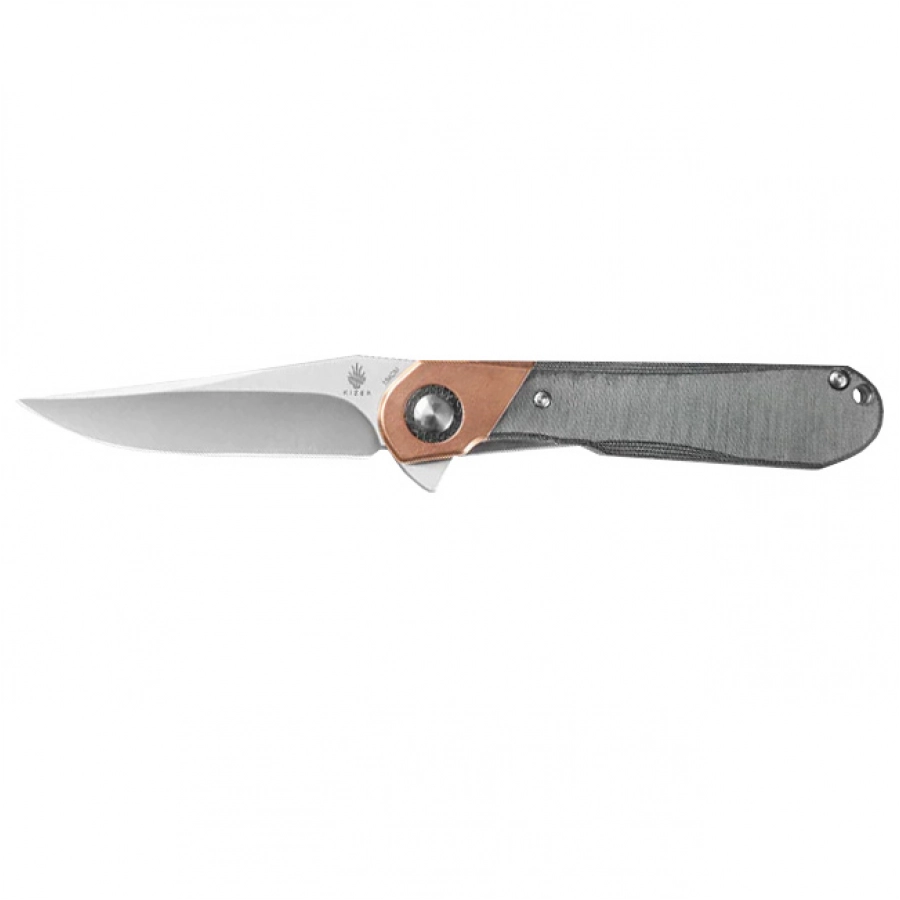 Kizer Comet V3614C3 black-copper folding knife 1/7