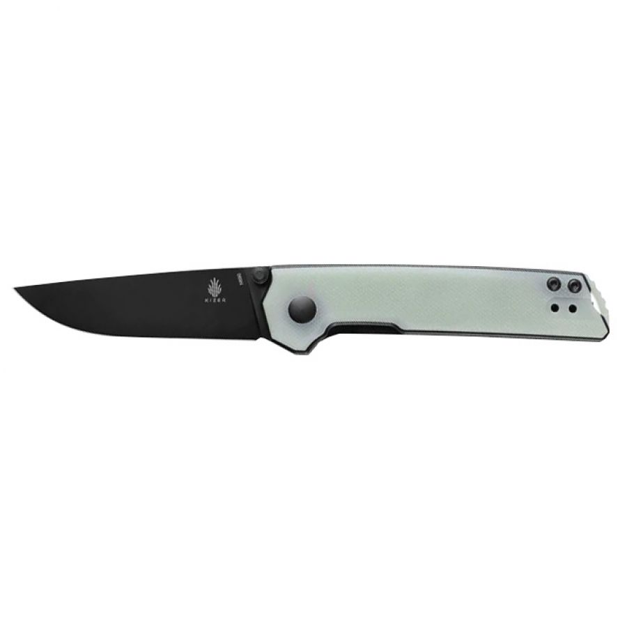 Kizer Domin Mini V3516N7 natural folding knife. 1/7