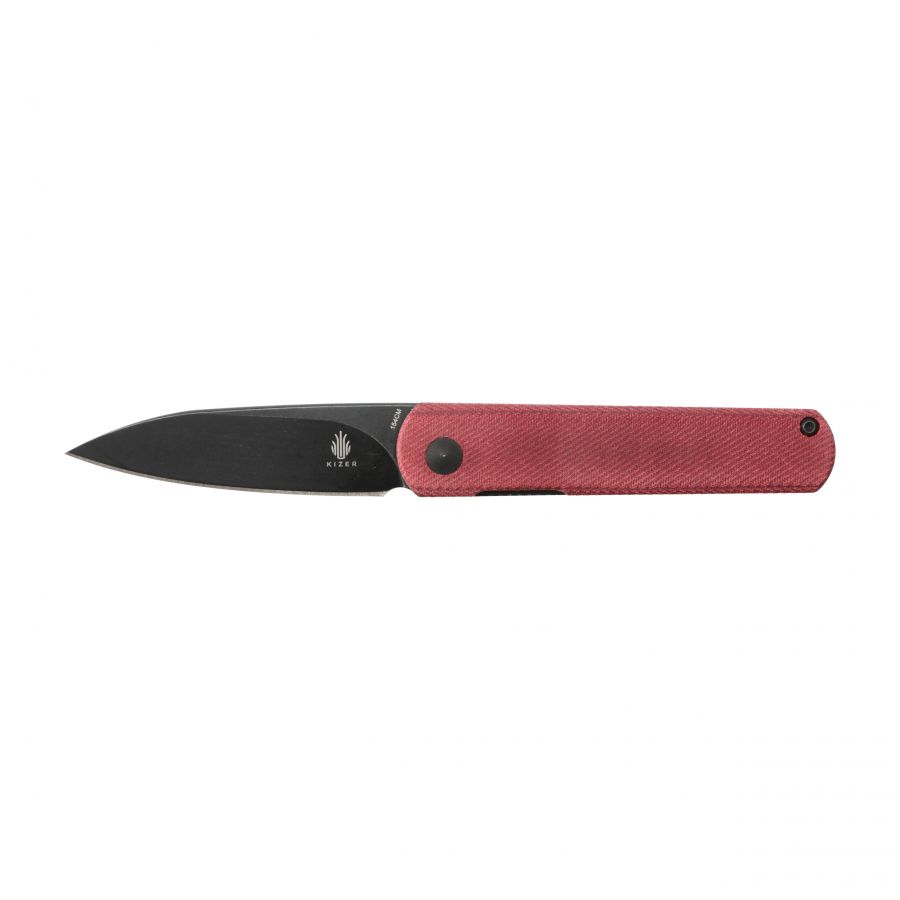 Kizer Feist V3499C3 red/black folding knife 1/7