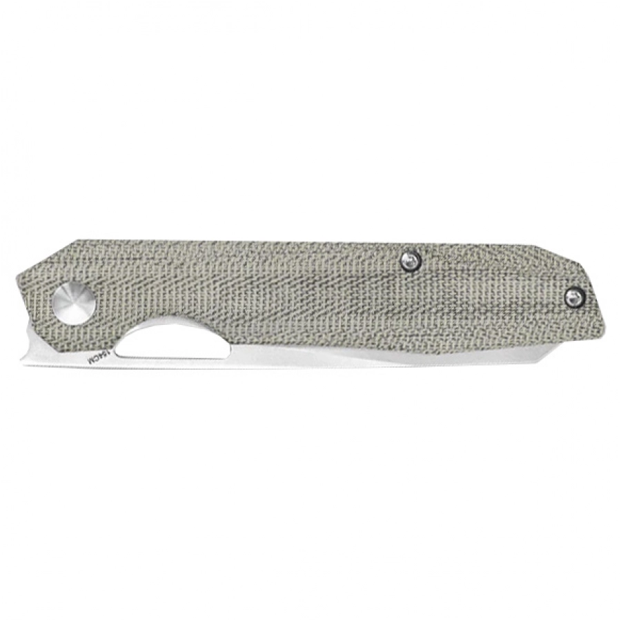 Kizer Genie V4545C1 green folding knife 3/7