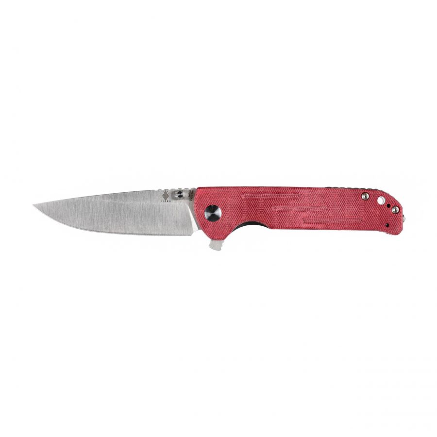 Kizer Justice V4543N5 red folding knife 1/8