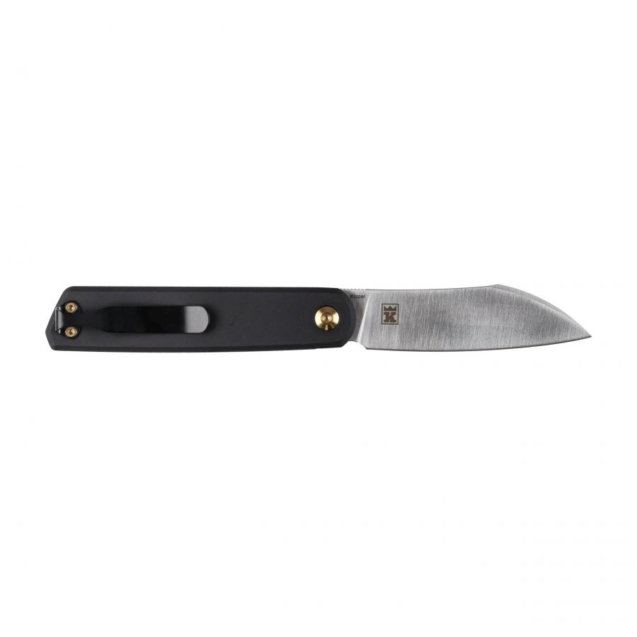 Kizer Klipper V3580C1 silver and black folding knife 2/5