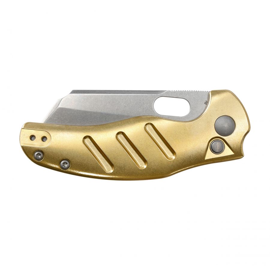 Kizer Sheepdog C01C V4488BC2 brass folding knife 4/6