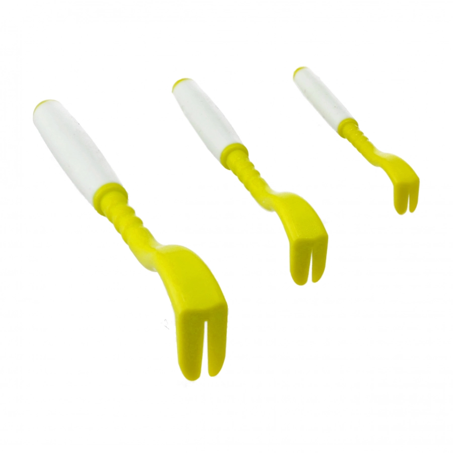 Kleszczołapki przyrząd do usuwania kleszczy Tick Twister Clipbox Trio z brelokiem, limonkowe 3 szt. 2/5