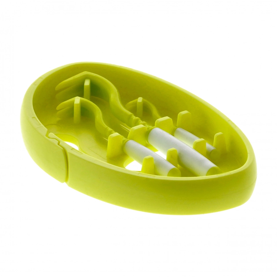 Kleszczołapki przyrząd do usuwania kleszczy Tick Twister Clipbox Trio z brelokiem, limonkowe 3 szt. 1/5