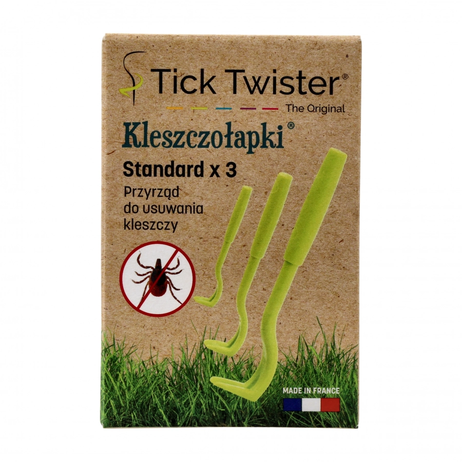 Kleszczołapki przyrząd do usuwania kleszczy Tick Twister Standard 3 szt. 3/4