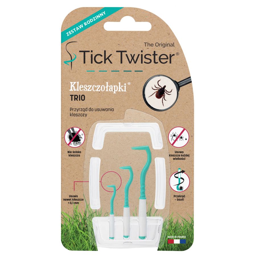 Kleszczołapki przyrząd do usuwania kleszczy Tick Twister TRIO 2/5