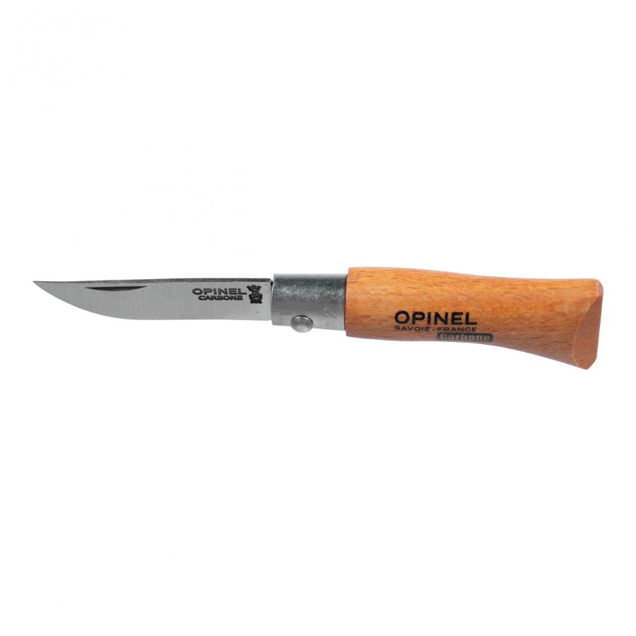 Knife Opinel 2 carbon beech 3/4
