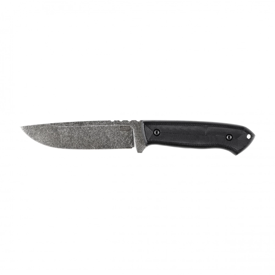 Knife Za Pas Outdoor G10 Stonewash black. 1/5