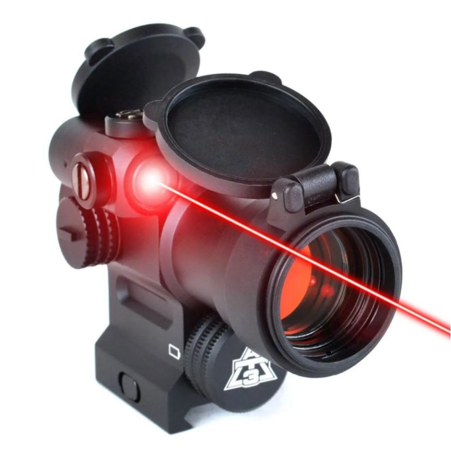 Kolimator AT3 Tactical LEOS 2 MOA z czerwonym laserem 1/8