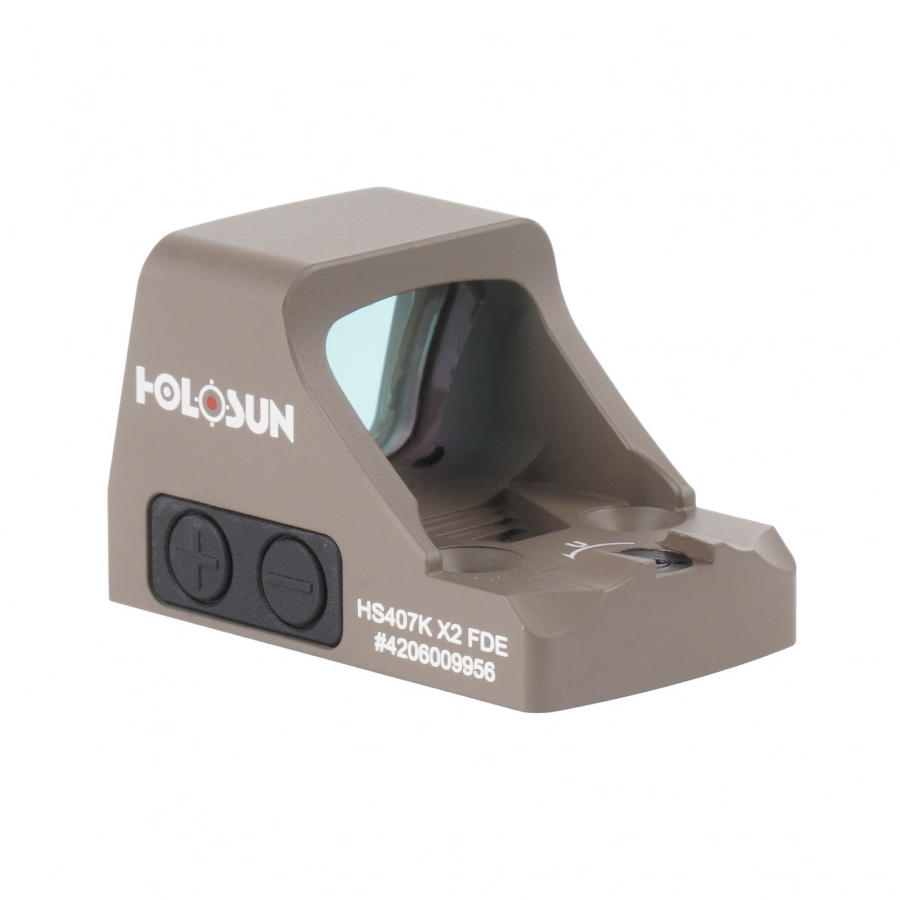 Kolimator Holosun HS407K X2 FDE Open Reflex SubCompact Pistol Sight 3/5