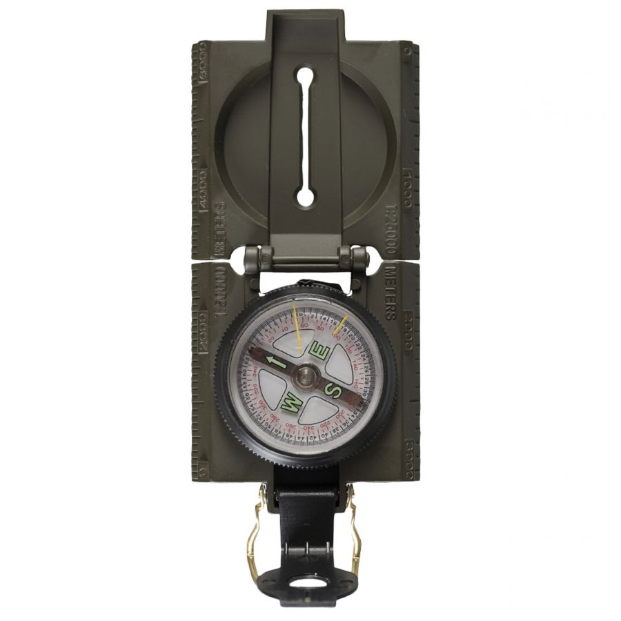Kompas Mil-Tec podświetlany metalowy oliwkowy 2/3