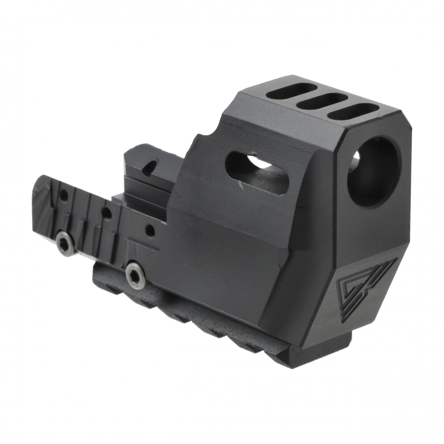 Kompensator na szynę GK Arms do pistoletu Canik Mete SFT czarny 3/5