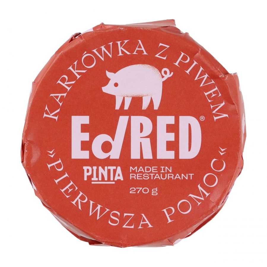Konserwa Ed Red Originals Karkówka z piwem "Pierwsza Pomoc" 270 g 1/2