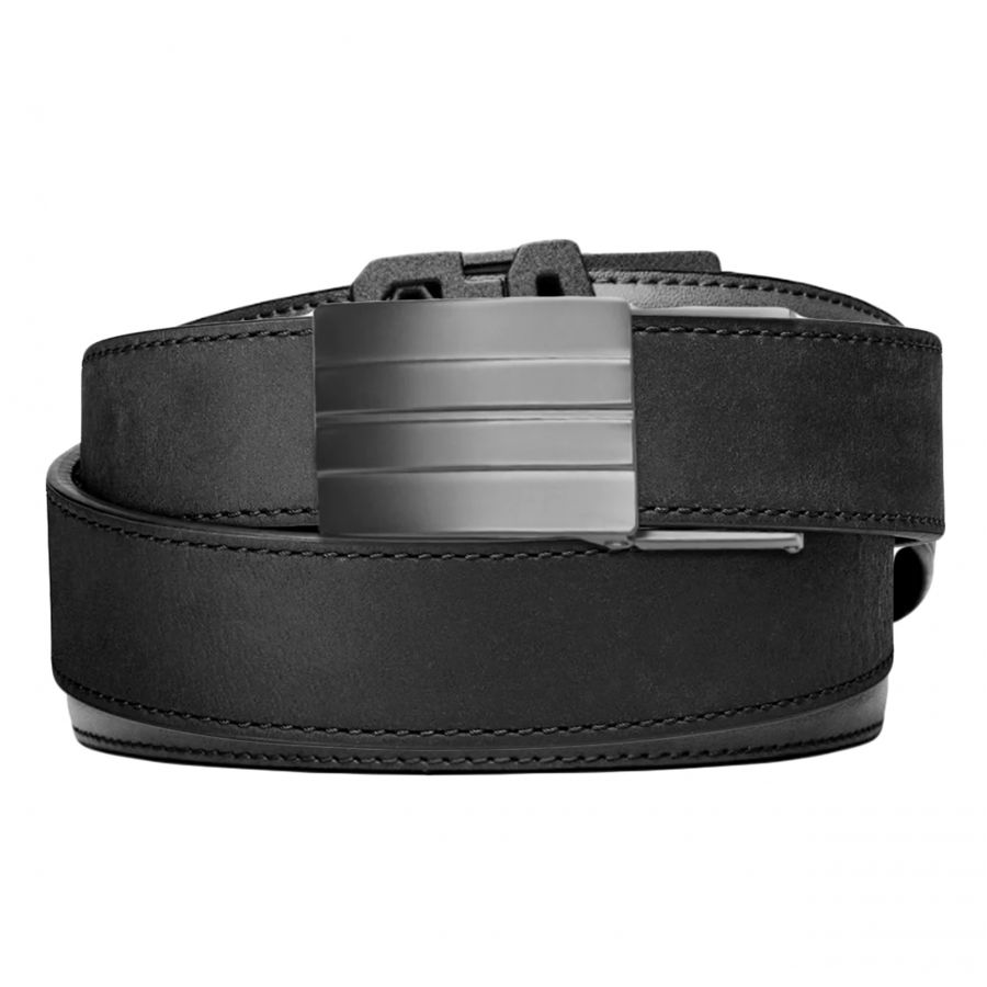KORE Essentials X2 leather trouser belt black 1/1