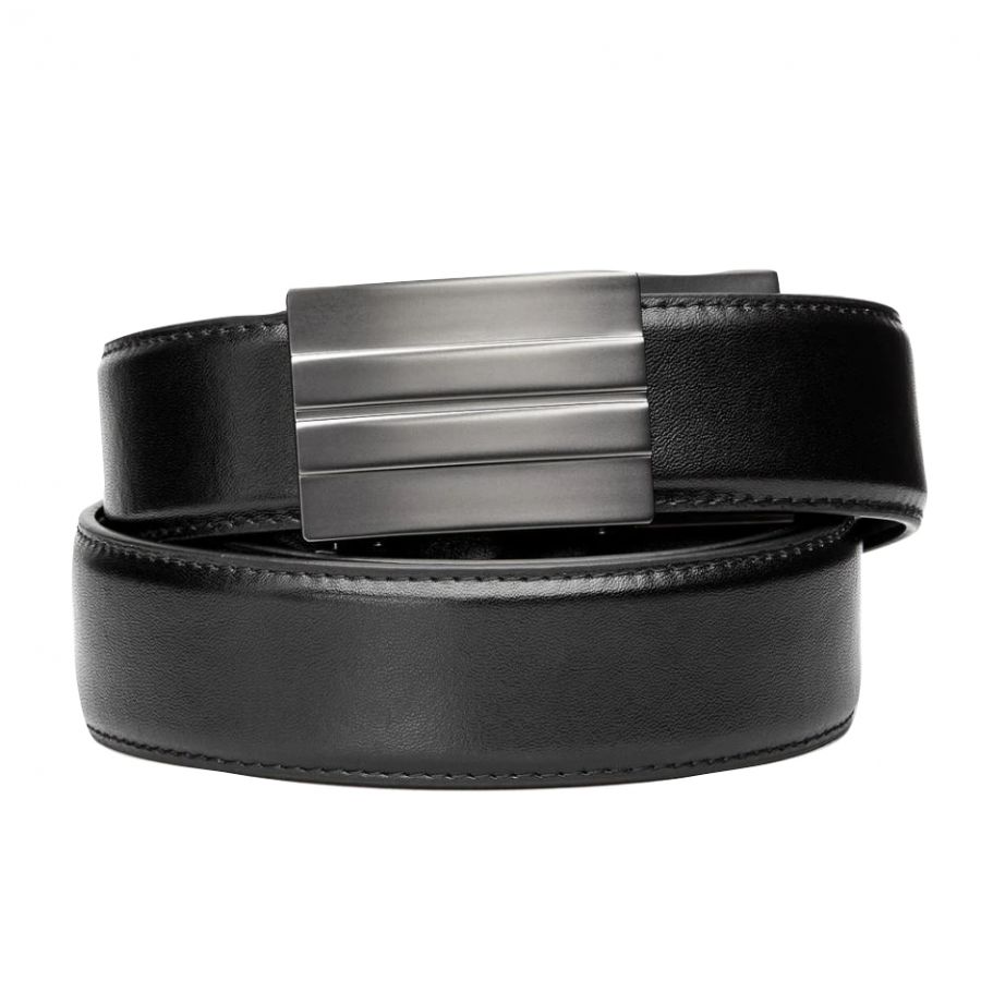 KORE Essentials X2 leather trouser belt black 1/4