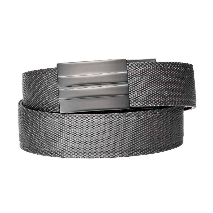 KORE Essentials X2 plastic grey trouser belt 1/4