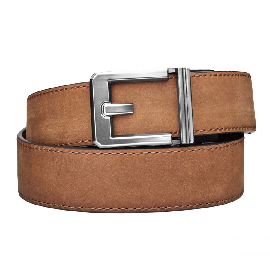 KORE Essentials X3 leather brown trouser belt 1/1