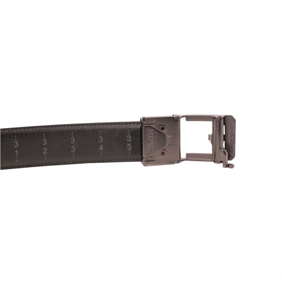 KORE Essentials X3 leather trouser belt black 2/4
