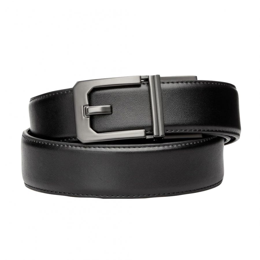 KORE Essentials X3 leather trouser belt black 1/4