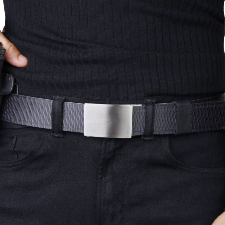KORE Essentials X4 plastic grey trouser belt 2/4