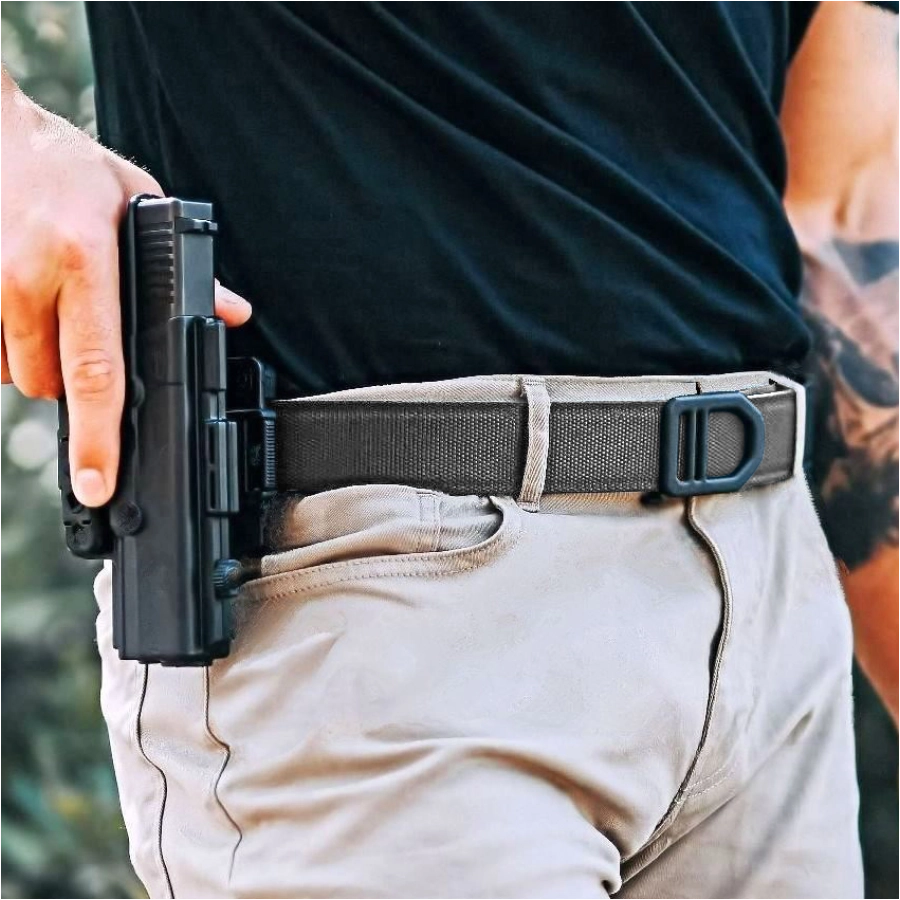 KORE Essentials X5 plastic grey trouser belt 2/2