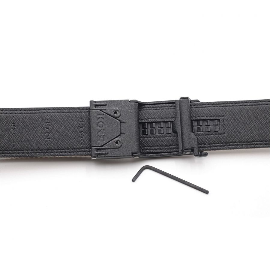 KORE Essentials X5 plastic trouser belt black 3/3