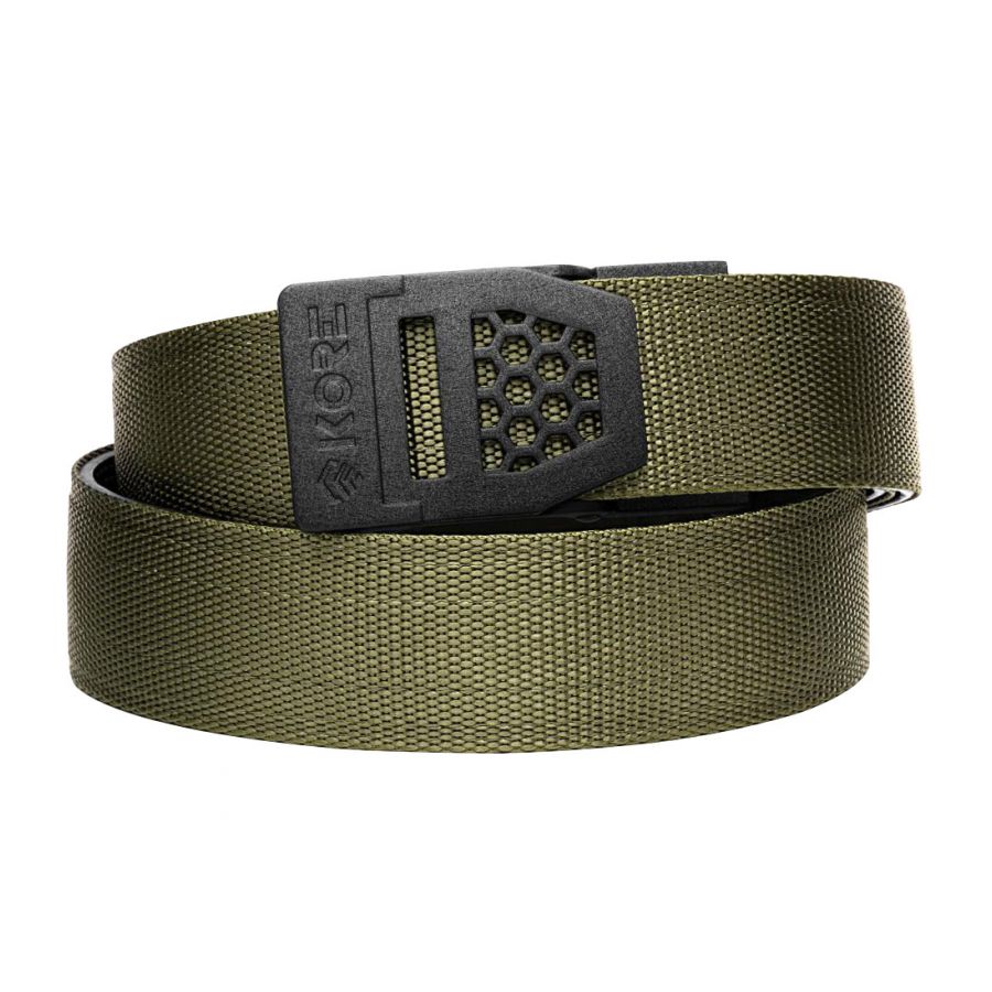 KORE Essentials X6 green plastic trouser belt 1/1