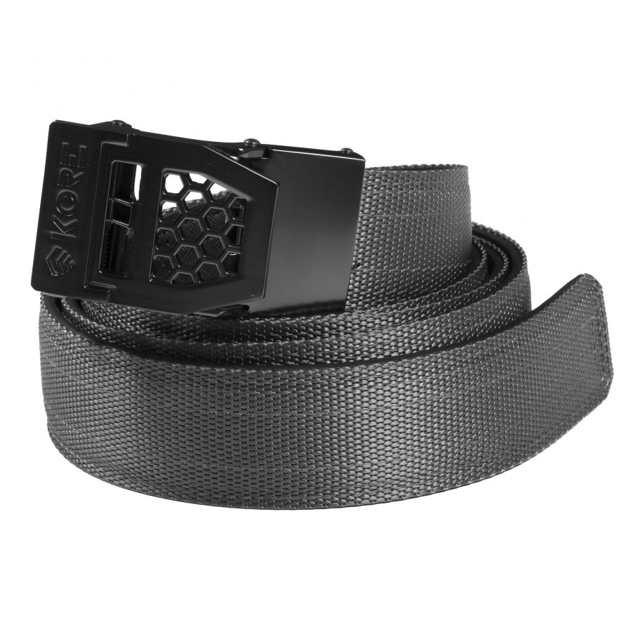 KORE Essentials X6 plastic grey trouser belt 1/2