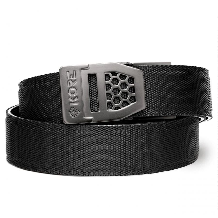 KORE Essentials X6 plastic trouser belt black 1/2