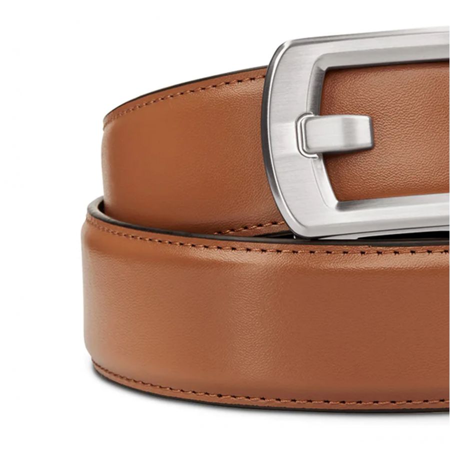 KORE Essentials X8 leather trouser belt light beige 2/2