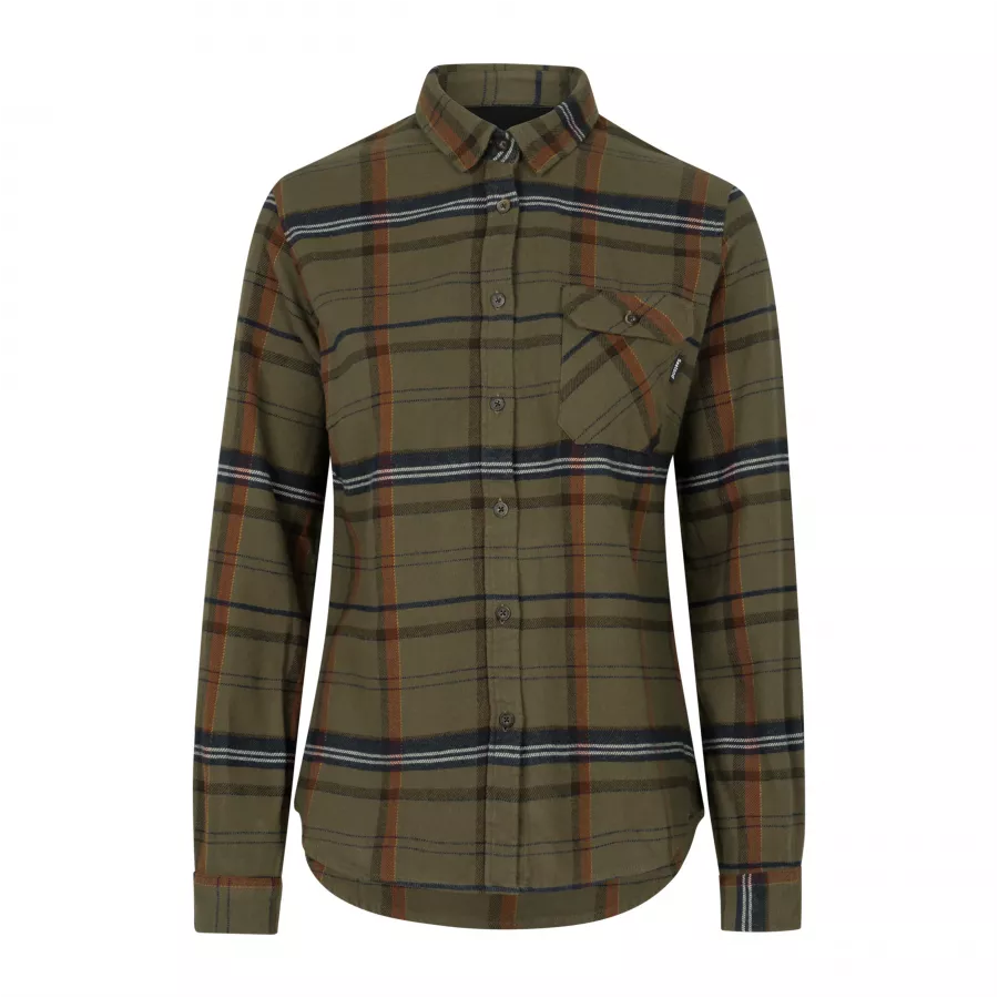Koszula flanelowa damska Seeland Skye Grape Leaf / Terracotta Check
 1/5