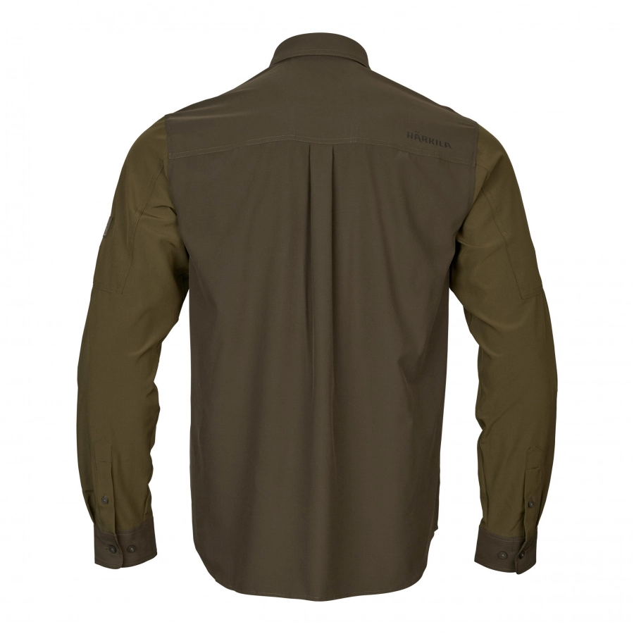 Koszula Harkila Logmar Dark olive / Willow green 2/8