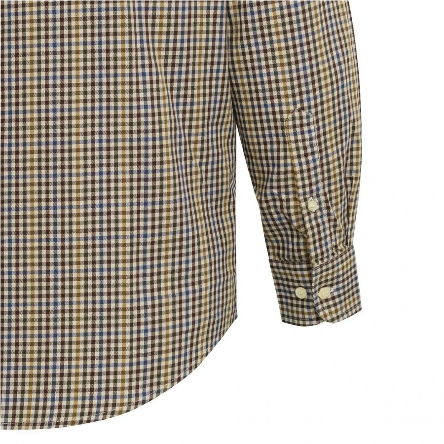 Koszula męska Beretta Bryggen Apricot&Bordeaux Check 
 4/4