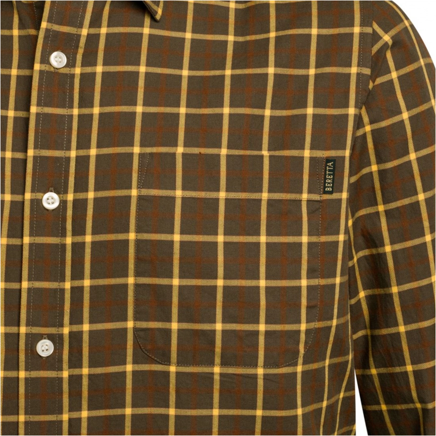 Koszula męska Beretta Bryggen Shirt Brown & Yellow Check
 4/4