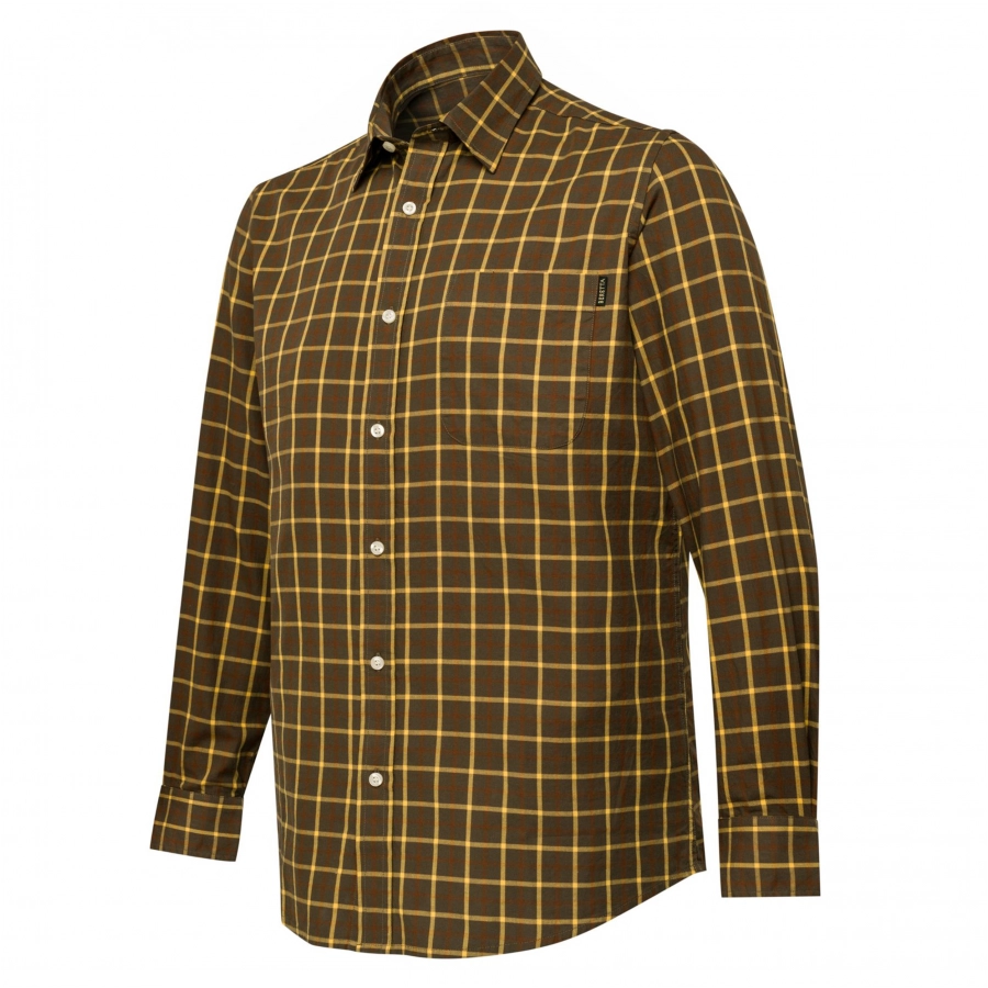 Koszula męska Beretta Bryggen Shirt Brown & Yellow Check
 1/4
