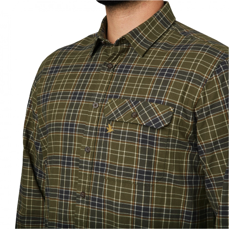 Koszula męska Seeland Highseat Burnt olive 3/5