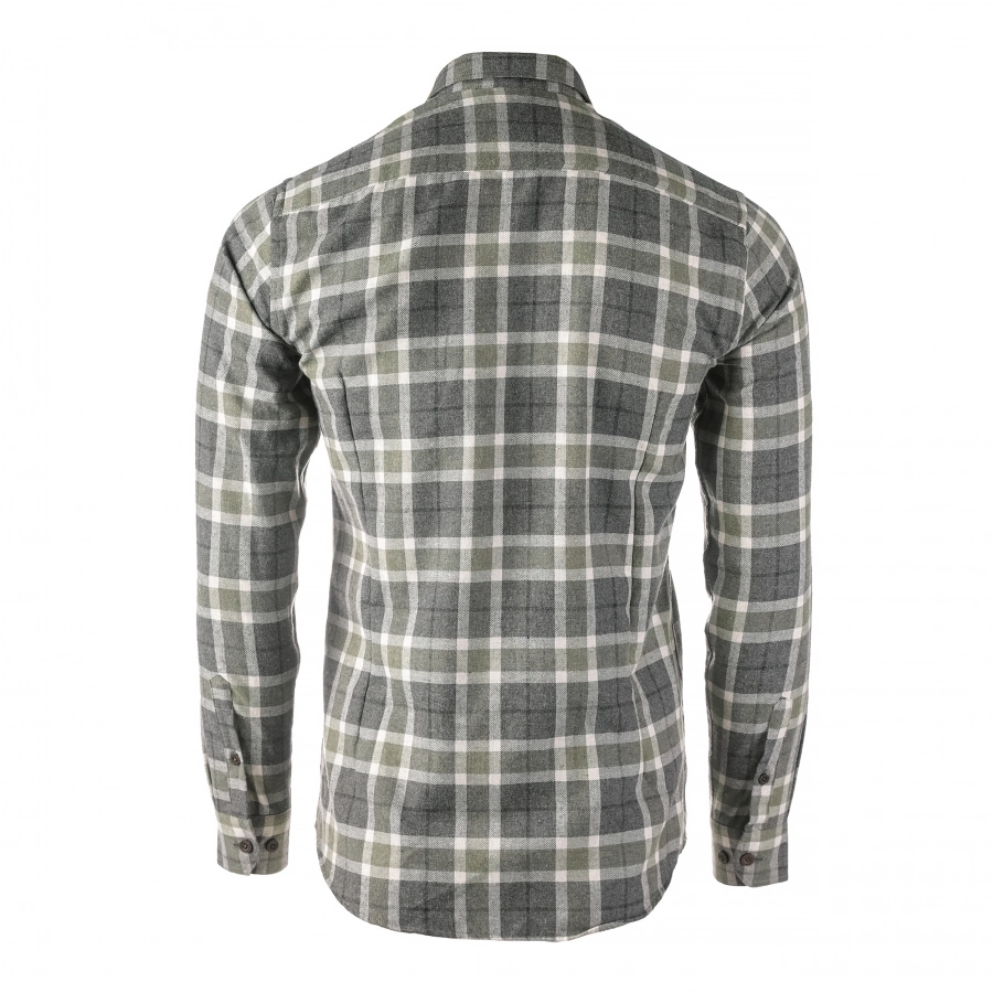 Koszula męska Tagart Moss slim, flanelowa, w zieloną kratę 4/4