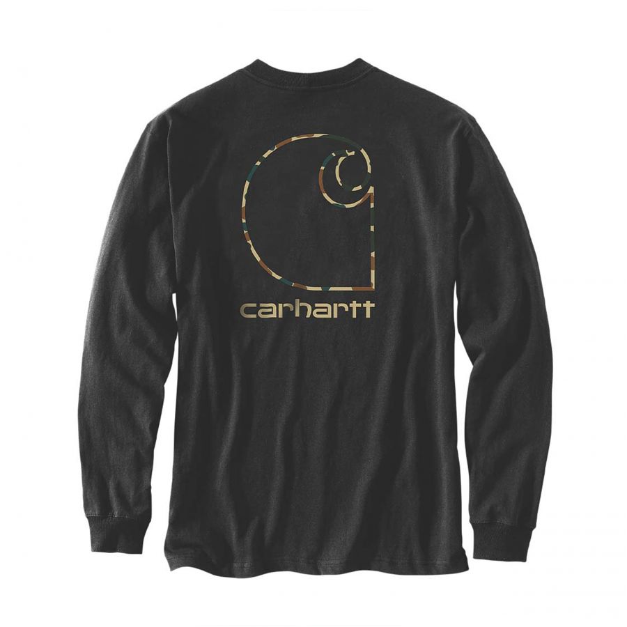 Koszulka Carhartt Pocket Camo Graphic z długim rękawem black 4/4