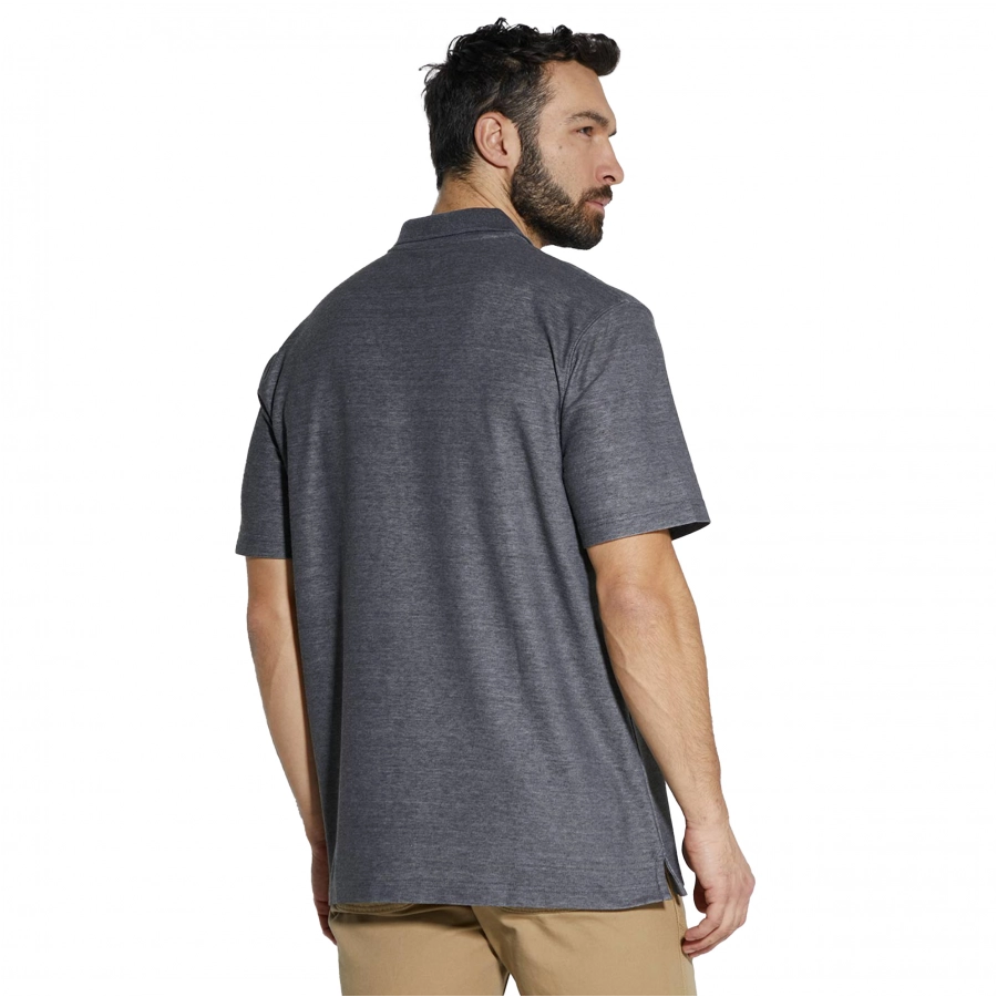 Koszulka Carhartt Polo Midweight Pocket - carbon heather 2/5